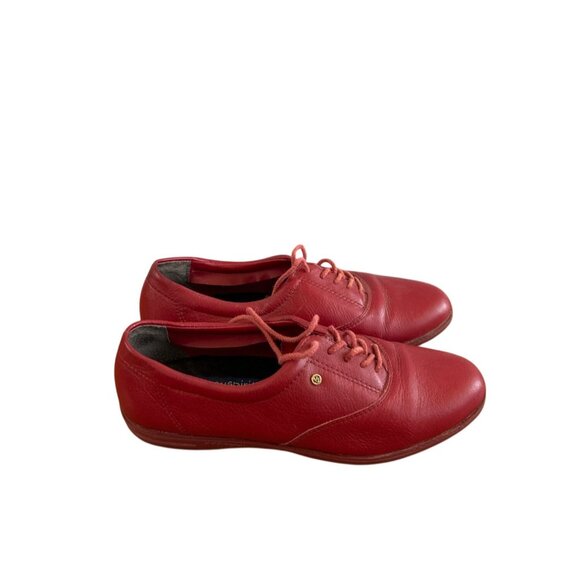 Easy Spirit  7.5 AA  Anti-gravity Motion Women's Lace Up Comfy Shoes Red - Picture 6 of 9